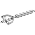Stainless Steel Julienne Peeler with Serrated Cutting Teeth