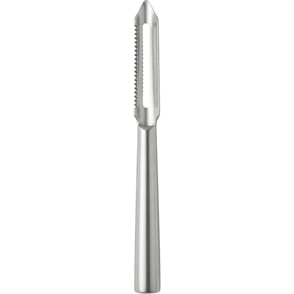 Stainless Steel Serrated Peeler for Soft-Skin Produce