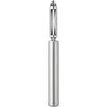 Stainless Steel Swivel Peeler with Straight Blade and Slim Handle