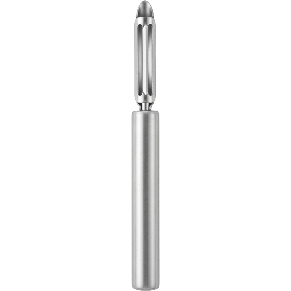 Stainless Steel Swivel Peeler with Straight Blade and Slim Handle