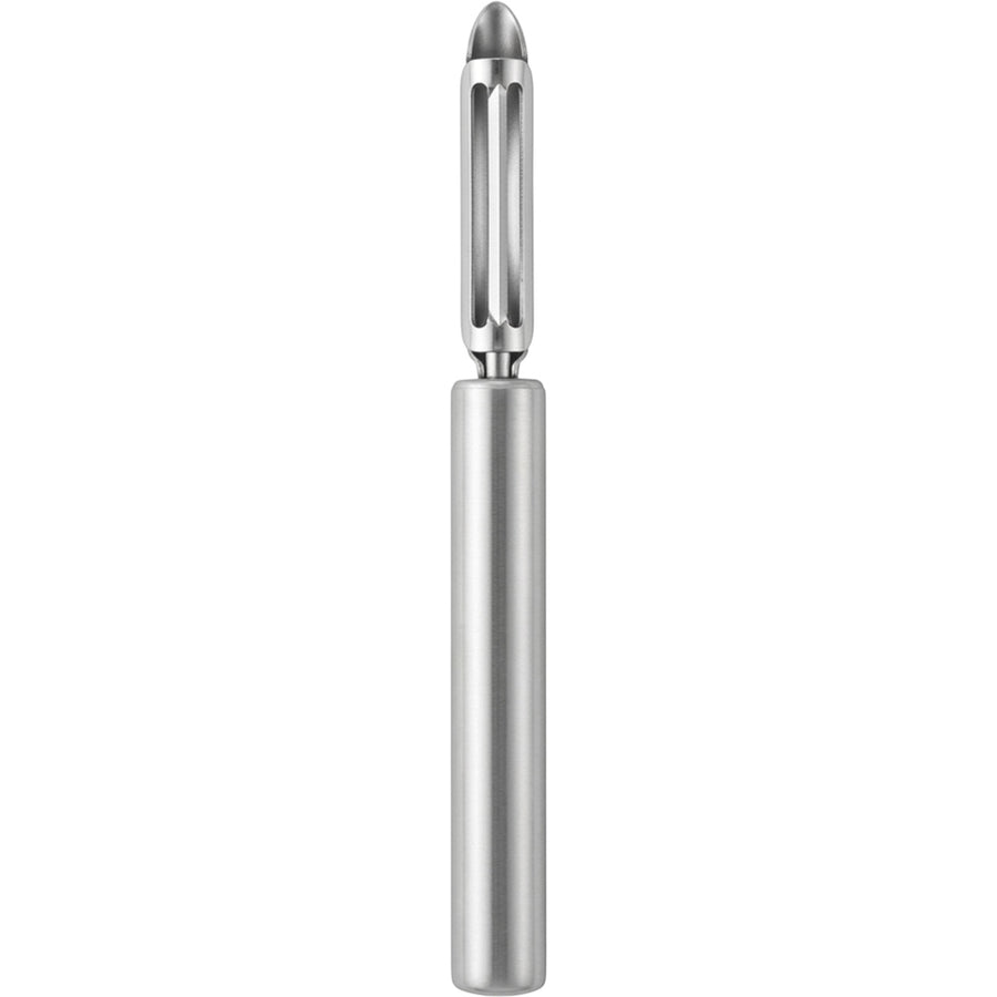 Stainless Steel Swivel Peeler with Straight Blade and Slim Handle