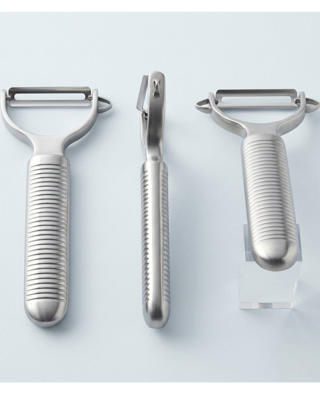 Stainless Steel Y Peeler with Wide Grip for Fruit and Vegetables