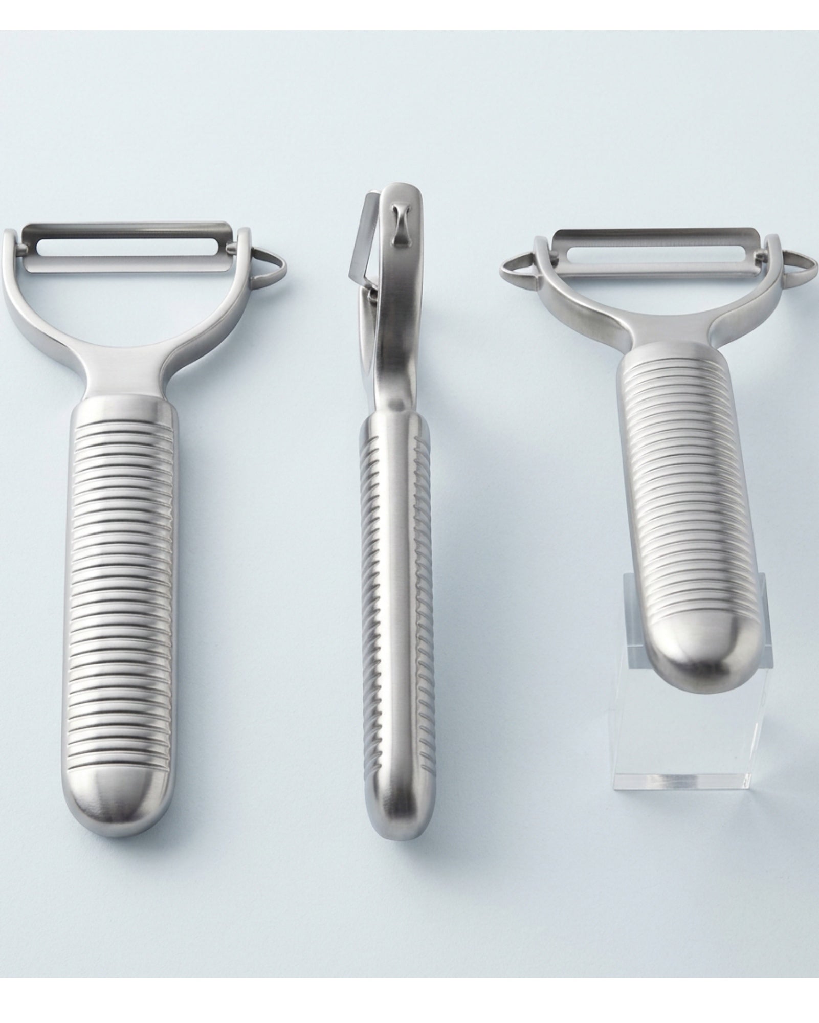 Stainless Steel Y Peeler with Wide Grip for Fruit and Vegetables
