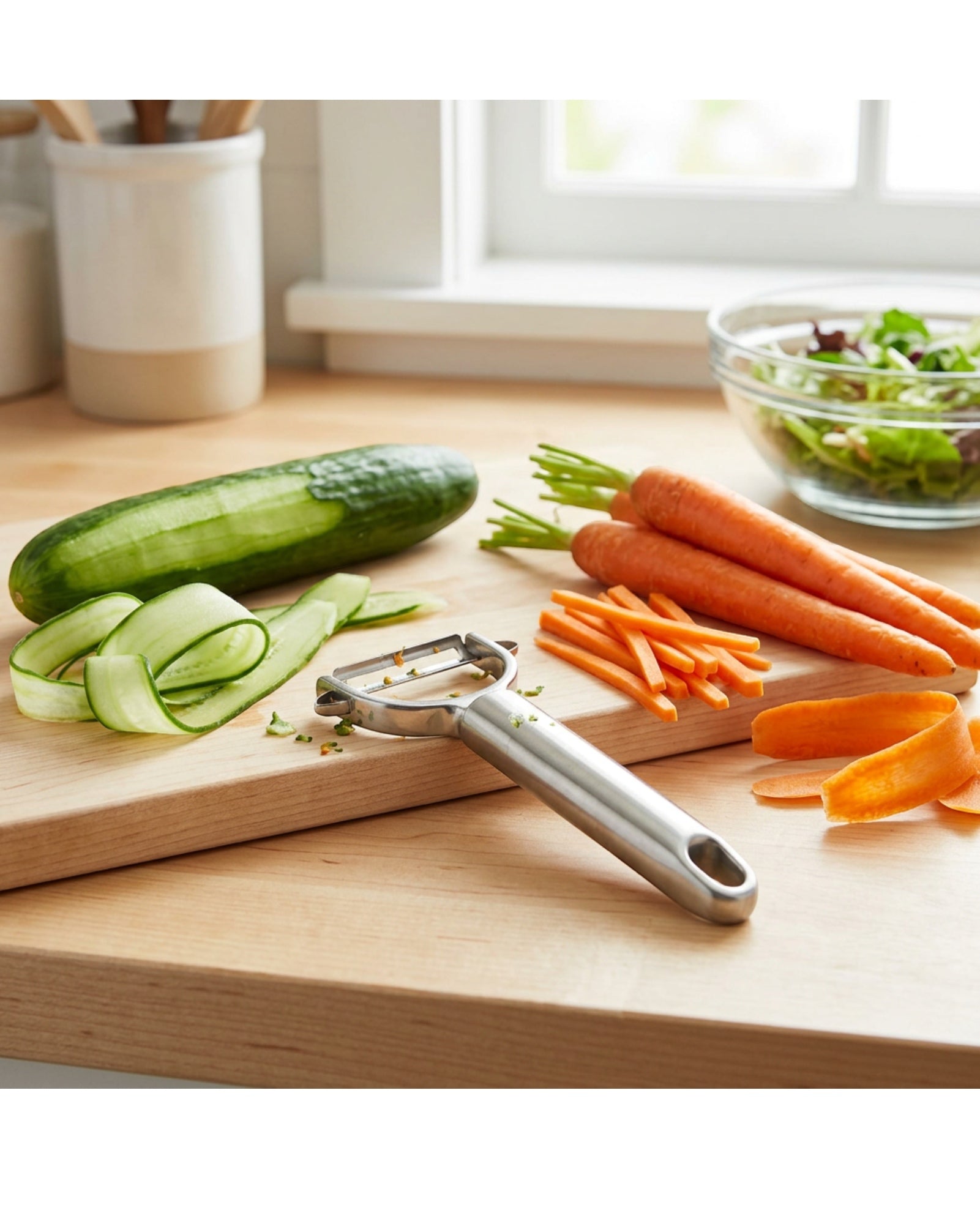 Stainless Steel Y Peeler with Wide Grip for Fruit and Vegetables